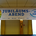 Banner Jubiläumsabend
